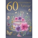 Открытка A5 60TH BIRTHDAY