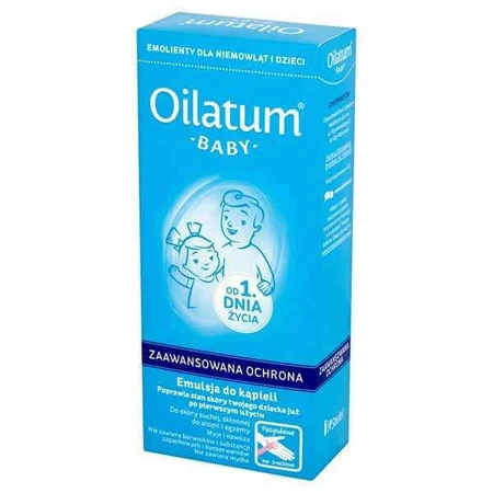Oilatum Детская эмульсия для ванны с первого дня жизни, 250 мл: цены и характеристики