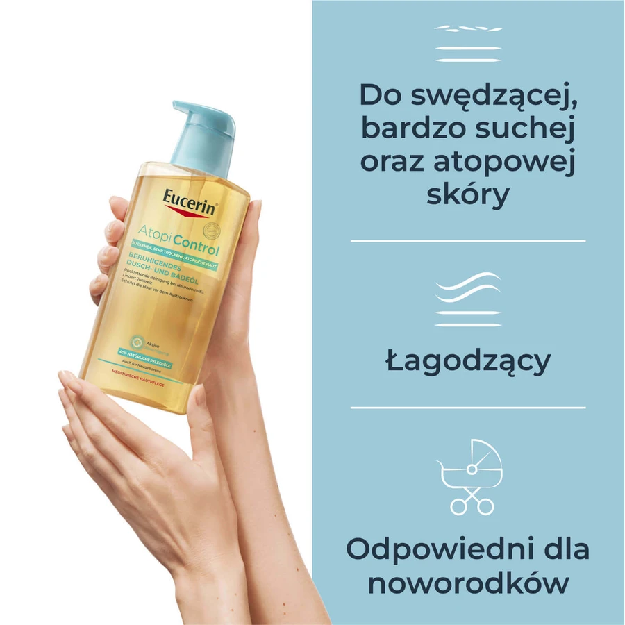 Eucerin AtopiControl, засіб для заспокоєння шкіри, 400 мл: ціни та характеристики