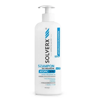 Шампунь Solverx Atopic Skin для випадаючого та жирного волосся, 500 мл