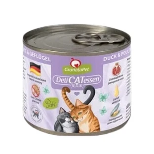 DeliCatessen, Делікатес, Корм ​​для кішок, качка та птиця, 200г