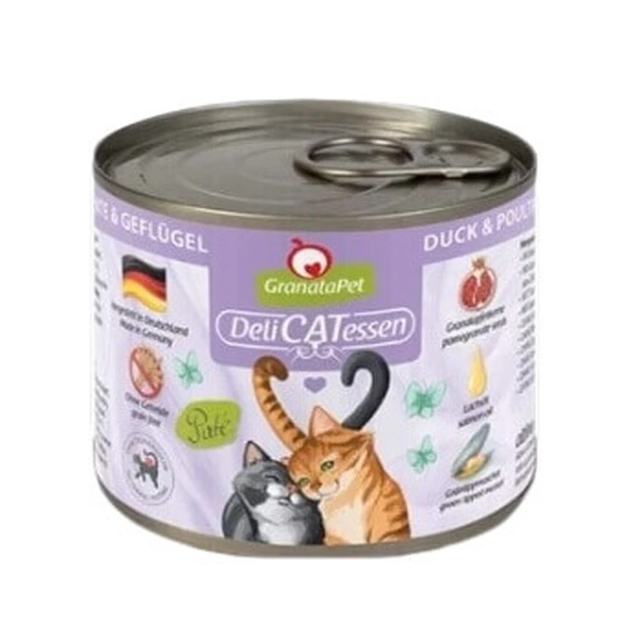 DeliCatessen, Делікатес, Корм ​​для кішок, качка та птиця, 200г: ціни та характеристики
