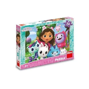 Пазл, +4 роки, Ляльковий будиночок Габбі, 24 деталі, Dino Toys