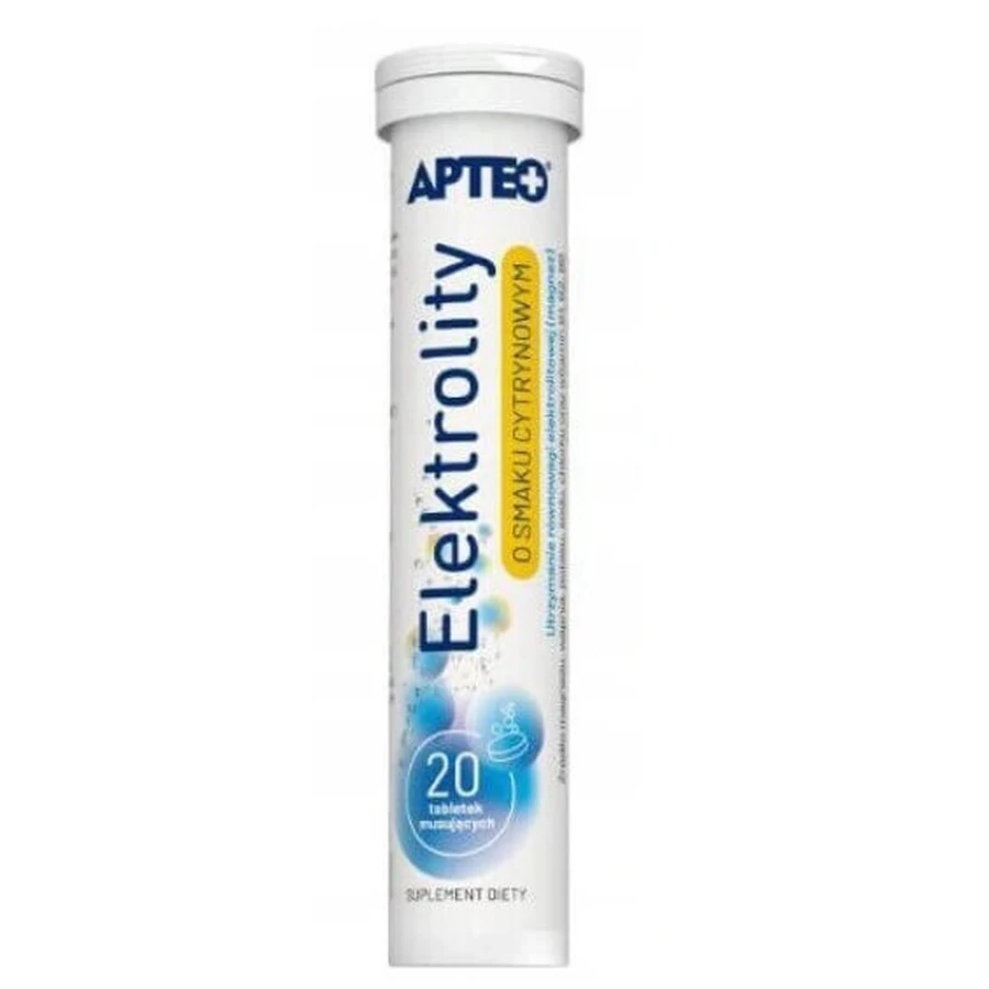 Apteo Elektrolity, 20 comprimate efervescente: цены и характеристики