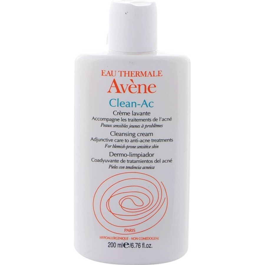 Крем-гель Avene Anti-Seborrheiques Clean-Ас Cleansing Cream очищуючий, 200 мл: ціни та характеристики