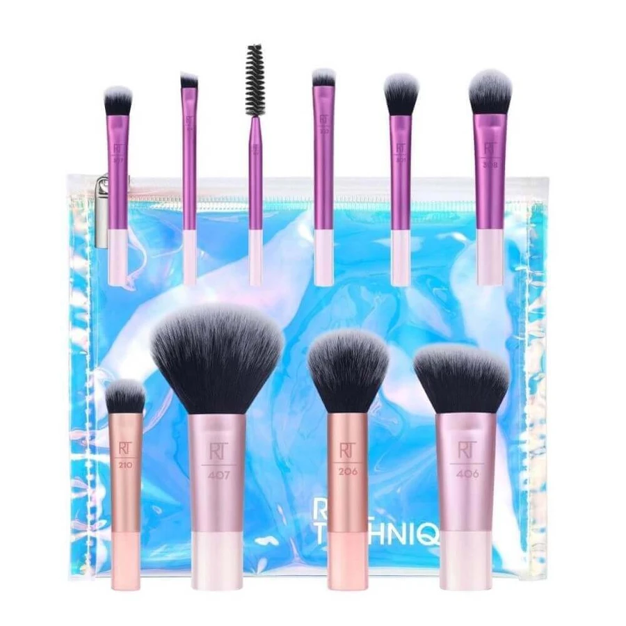 Real Techniques Travel Fantasy Mini Brush Set, 10 piese: цены и характеристики