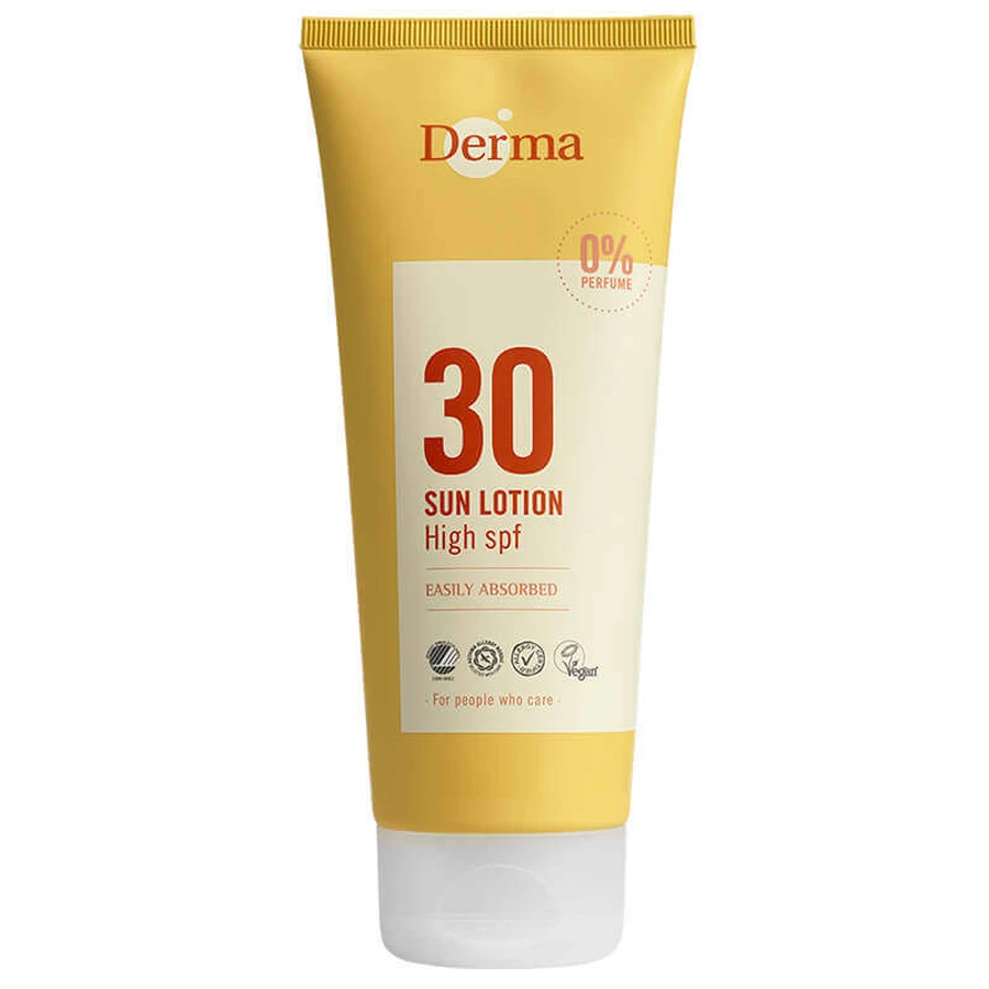 Derma Sun, лосьон для загара, SPF 30, 200 мл: цены и характеристики