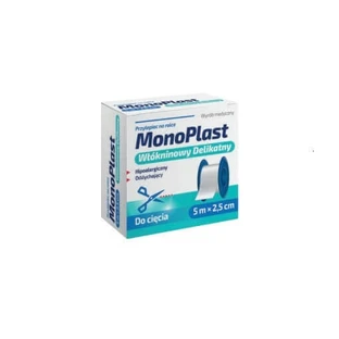 MonoPlast, Деликатный нетканый клей, 5 м x 1,25 см
