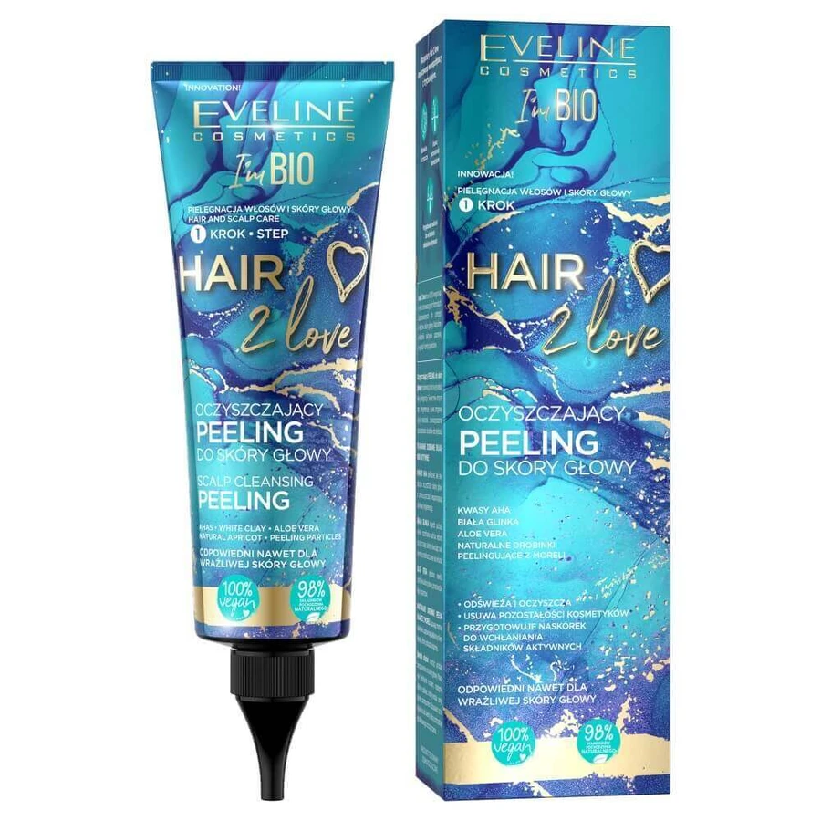 Очищающий пилинг для кожи головы Eveline Cosmetics Hair 2 Love, 125 мл: цены и характеристики