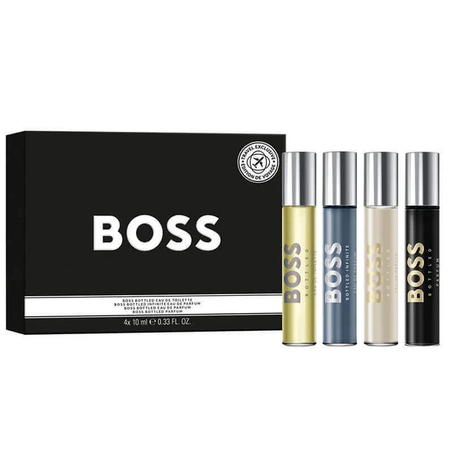 Hugo Boss Travel Exclusive Набір мініатюрних парфумів для чоловіків, 4 х 10 мл: ціни та характеристики