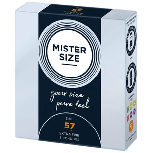 Mister Size, Презервативи 57 мм, 3 шт