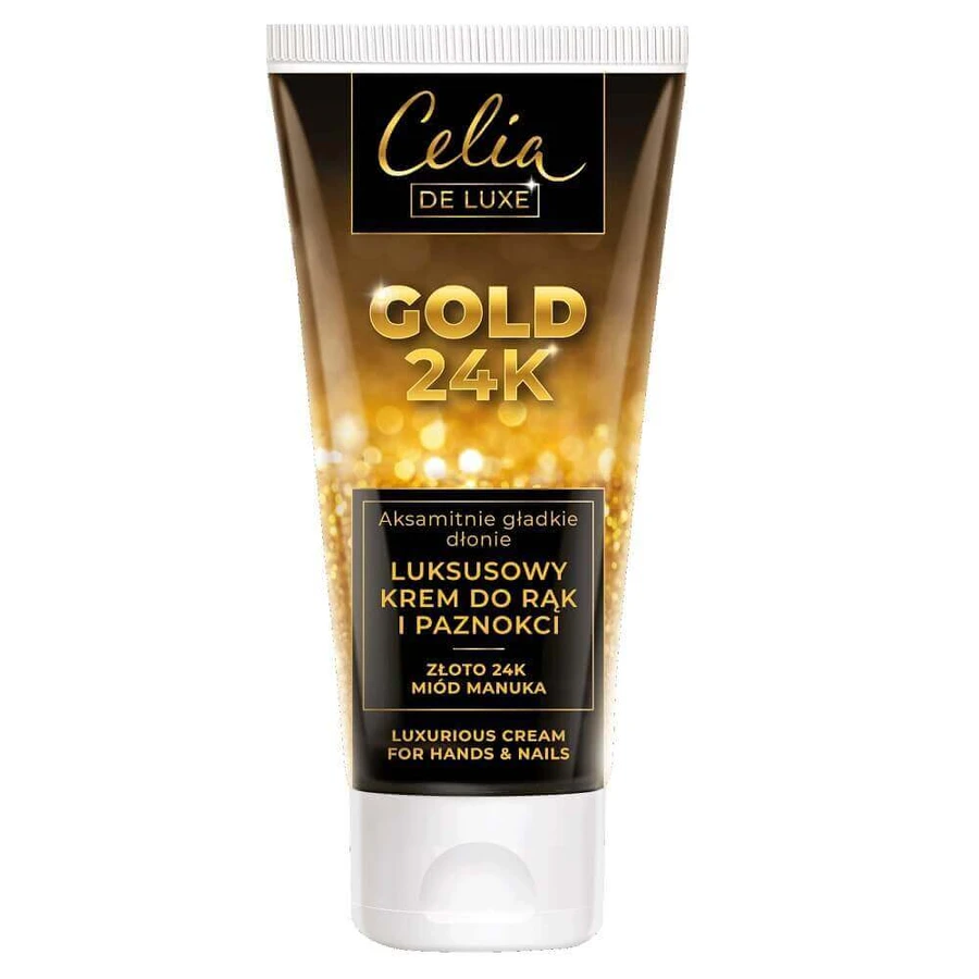Celia De Luxe Gold 24K Роскошный крем для ран и ногтей, 80 мл: цены и характеристики
