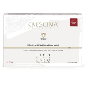 Интенсивное средство для роста волос 1300 Man Crescina Re-Growth, 5 ампул, Labo