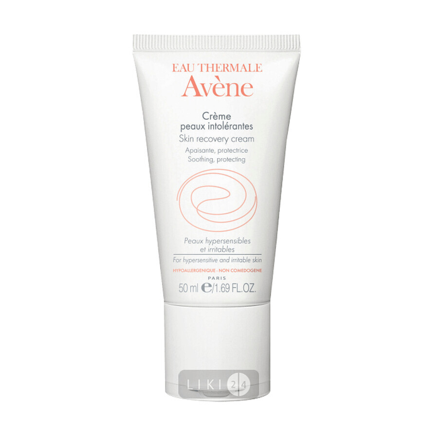 Крем для обличчя Avene Заспокійливий для відновлення надмірно чутливої і подразненної шкіри, 50 мл: ціни та характеристики
