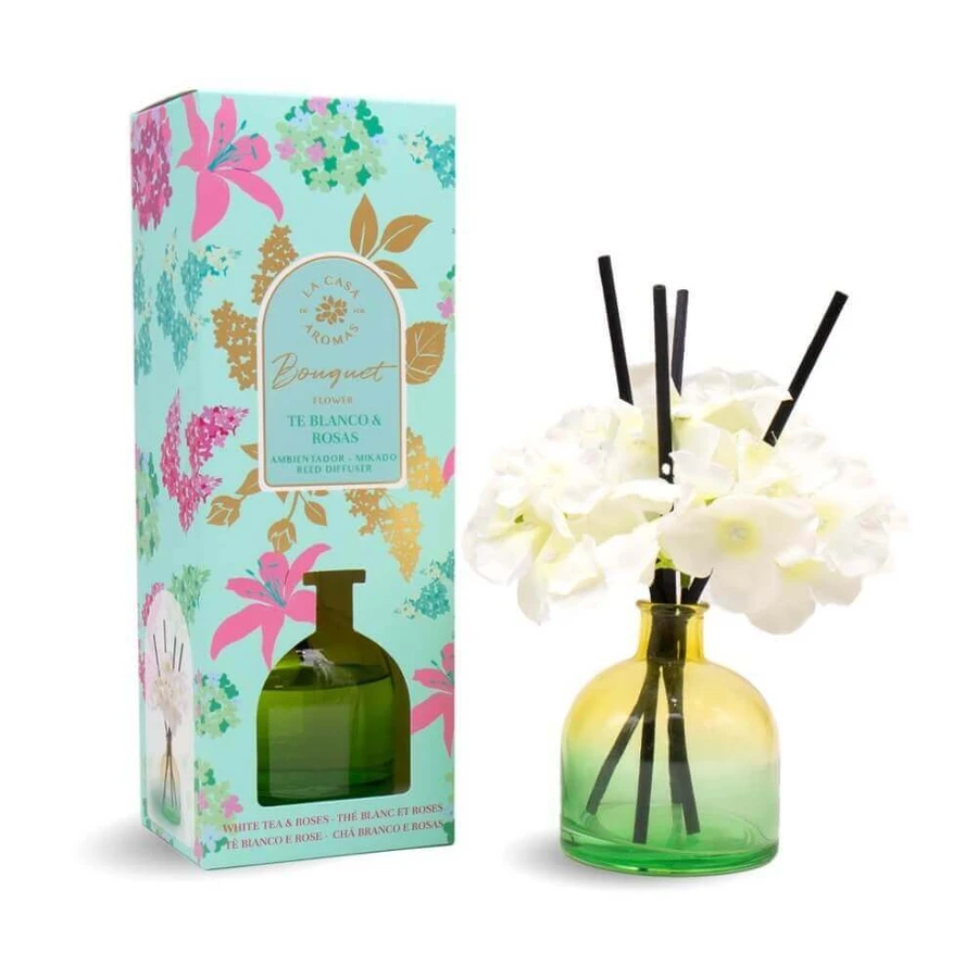 La Casa de los Aromas Flower Bouquet Fragrance Sticks White Tea & Roses, 170 мл: ціни та характеристики