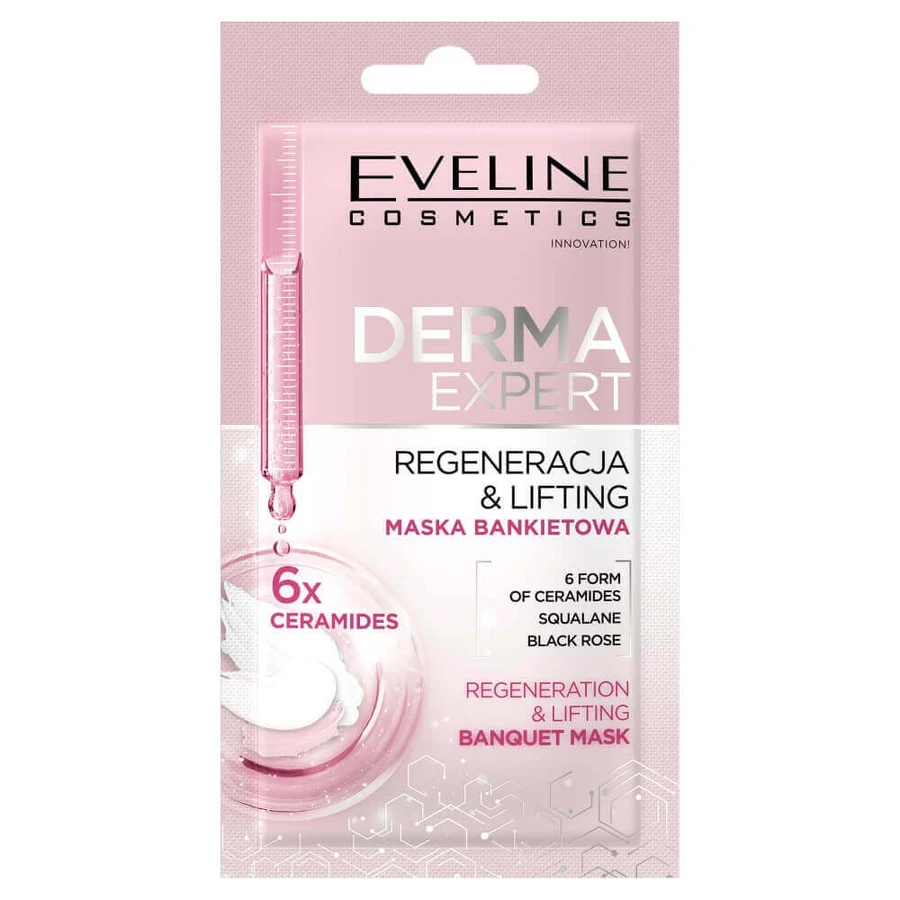 Маска-лифтинг и регенерация Eveline Cosmetics Derma Expert Banquet, 8 мл: цены и характеристики