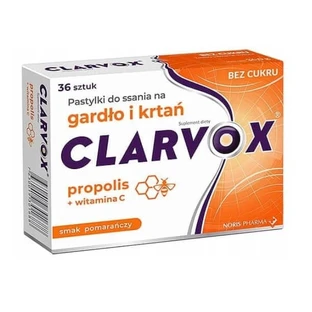 Clarvox Propolis/Orange, 36 пастилок