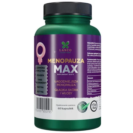 Lanco Nutritions Menopause Max, 60 капсул: цены и характеристики