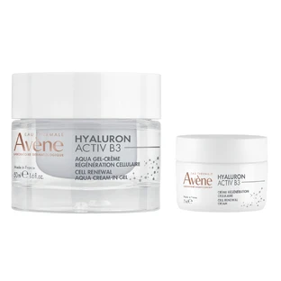 Avene Hyaluron Activ B3, гель-крем для восстановления клеточной ткани, 50 мл + крем для восстановления клеточной ткани, 7 мл бесплатно