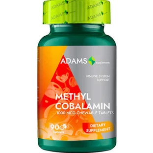 Метилкобаламін, 1000 мкг, 90 жувальних таблеток, Adams