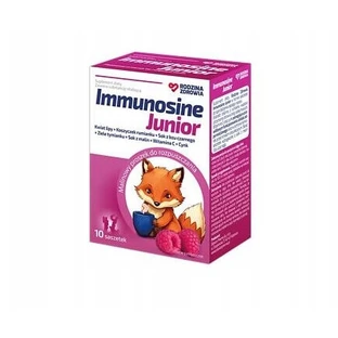 Family Health Immunosine Junior, смак малини, 10 пакетиків