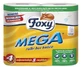 Фокси, туалетная бумага Mega, 4 рулона