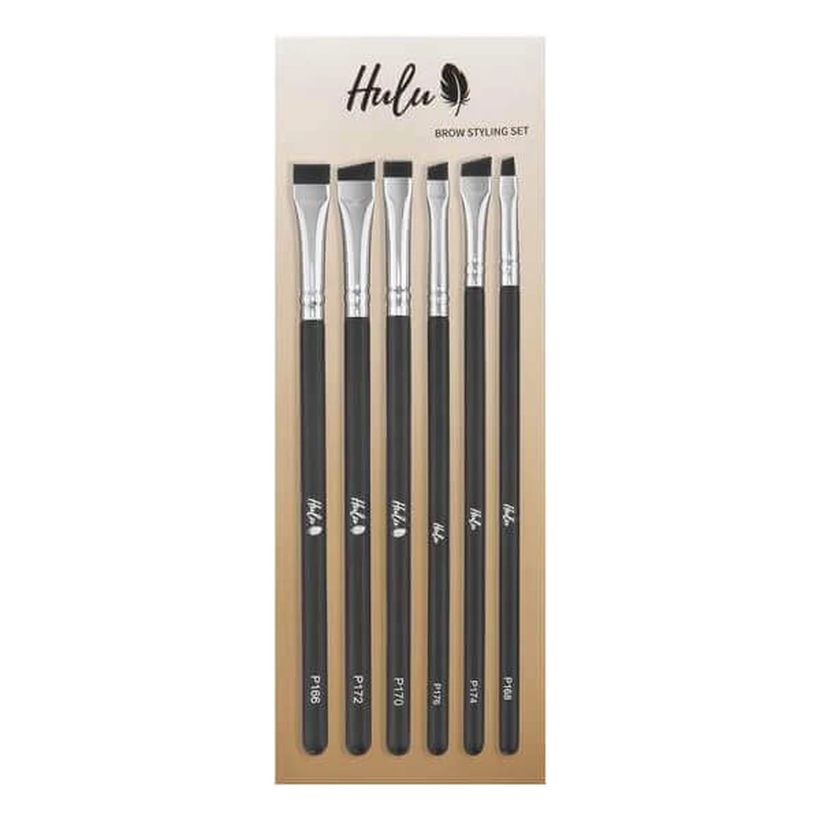 Набір Hulu Brow Styling з 6 пензликів для укладання брів: ціни та характеристики