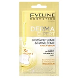 Eveline Cosmetics Derma Expert Освітлююча та зволожуюча кремоподібна маска-сироватка для обличчя, 8 мл