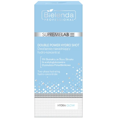 Bielenda Professional SupremeLAB Hydra Glow, двофазний зволожуючий гідроконцентрат з екстрактом слизу равлика, 30 мл: ціни та характеристики