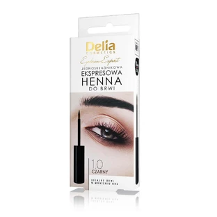 Delia Eyebrow Expert One-step express eyebrow henna 1.0 Black, 6ml