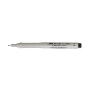 Faber Castell, Ecco Pigment Fineliner 0.2mm Black
