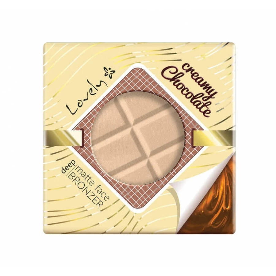 Бронзатор для обличчя Lovely Creamy Chocolate Deep Matte Face, 9 г: ціни та характеристики