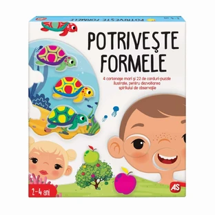 Обучающая игра "Соедини фигуры", 2-4 года, AS