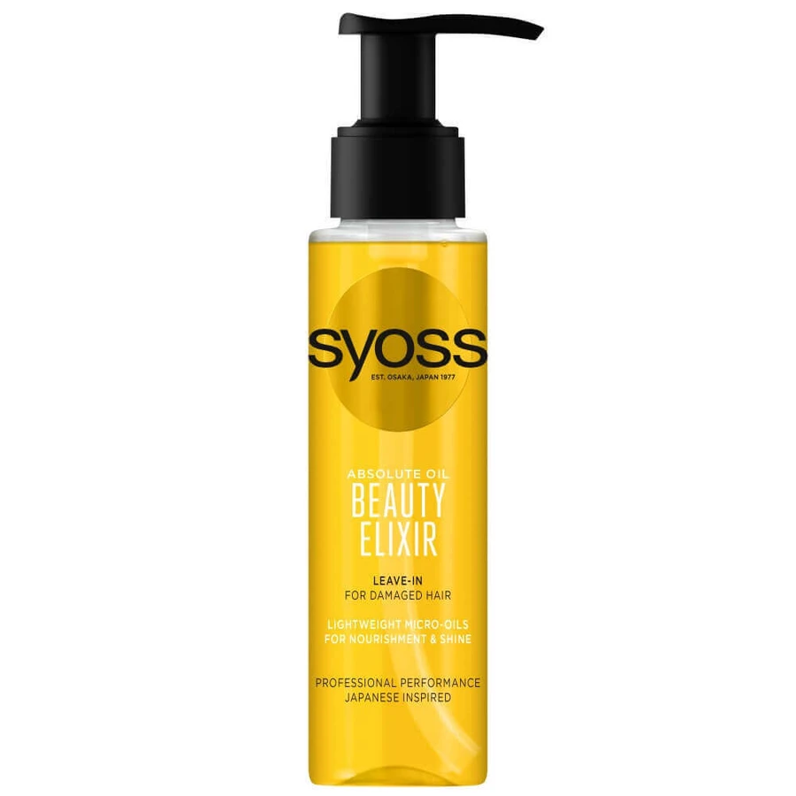 Syoss Beauty Elixir Absolute Oil для пошкодженого волосся, 100 мл: ціни та характеристики