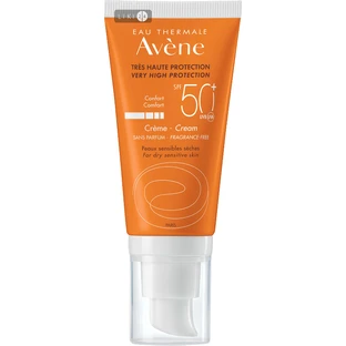 Крем солнцезащитный Avene для чувствительной кожи SPF 50+ 50 мл
