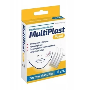 Полоски для закрытия ран MultiPlast, 6 штук