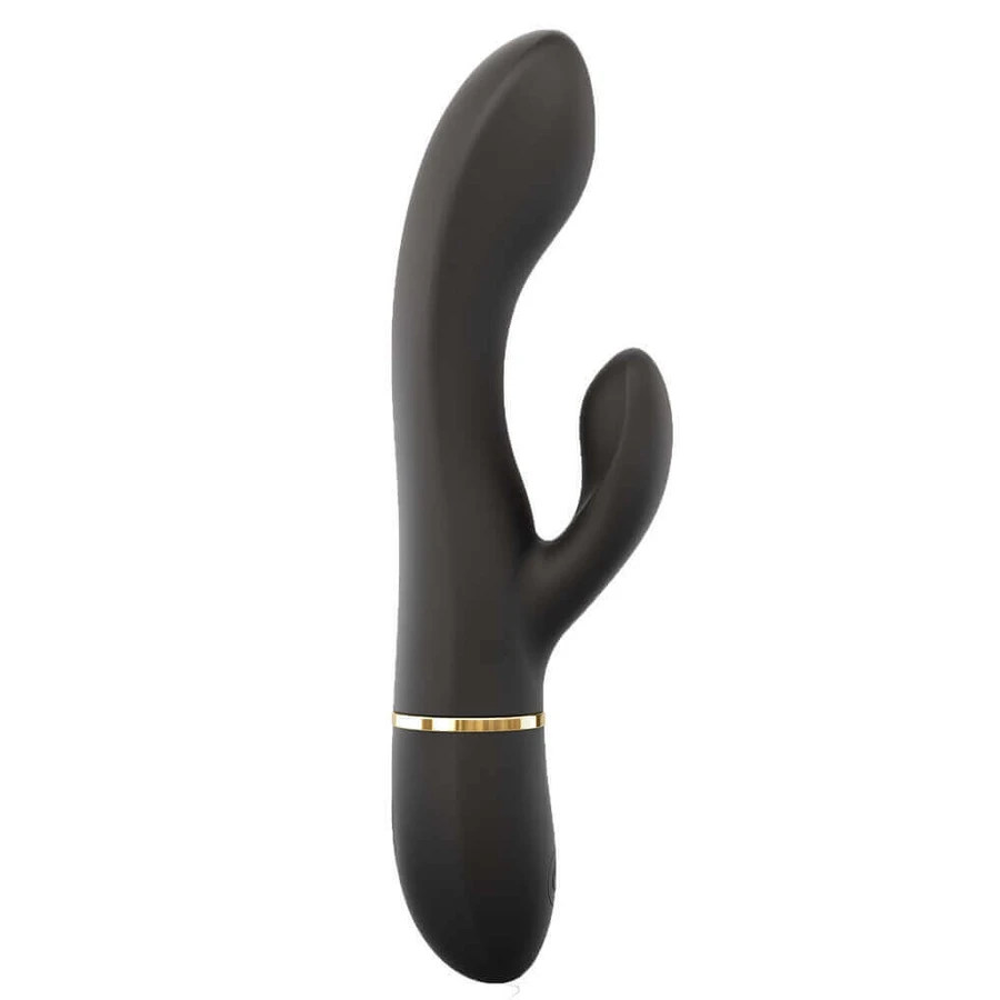 Вібратор Marc Dorcel Glam Rabbit Rabbit with Clitoral Stimulator Black: ціни та характеристики