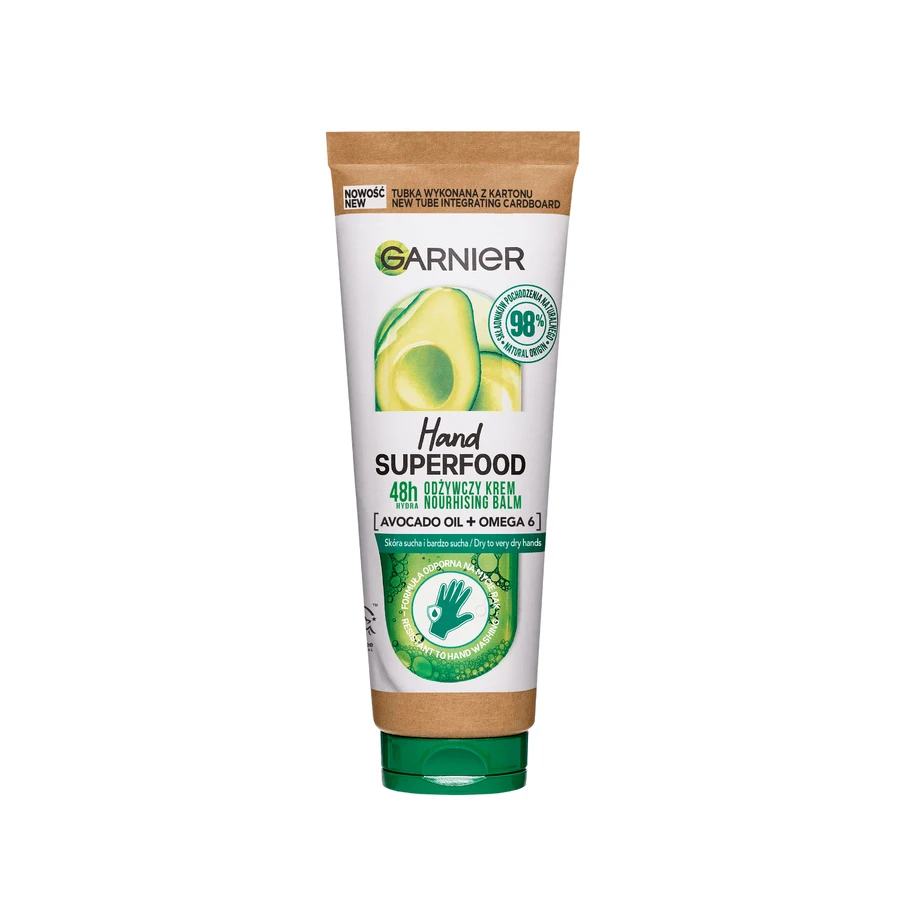 Крем для рук Garnier Hand Superfood Avocado з олією авокадо, 75 мл: ціни та характеристики