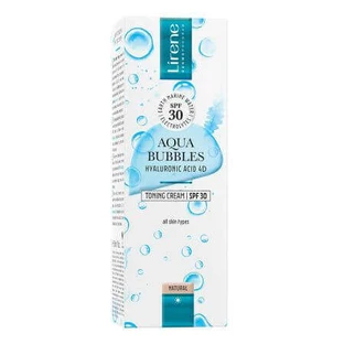 Натуральний крем для обличчя Aqua Bubbles з SPF30, 30 мл, Lirene