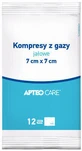 Компрес марлевий Apteo Care стерильний 7 см х 7 см 1 упаковка 3 шт