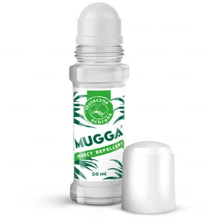 Mugga Insect Repellent, средство от комаров и клещей, ролл-он, DEET 20%, 50 мл: цены и характеристики