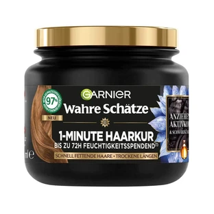 Garnier, 1 хвилина, маска для волосся, активоване вугілля, 340 мл