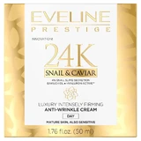 Денний крем проти зморшок Eveline Cosmetics Prestige 24k Snail & Caviar, 50 мл