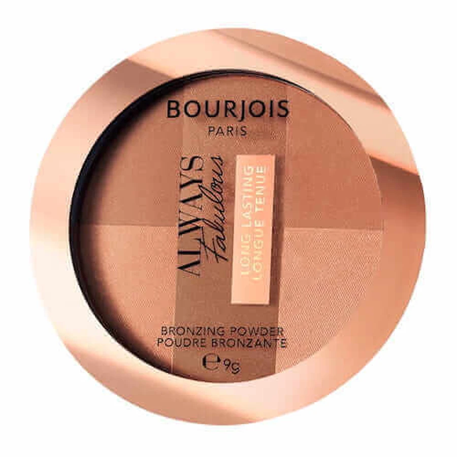 Bourjois Always Fabulous Bronzing Powder Bronzer illuminating 002 Dark, 9 г: ціни та характеристики
