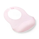 BabyOno, ультратонкий силіконовий нагрудник, рожевий, від 6 місяців, 1 шт.