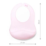 BabyOno, ультратонкий силиконовый нагрудник, розовый, от 6 месяцев, 1 шт.: цены и характеристики