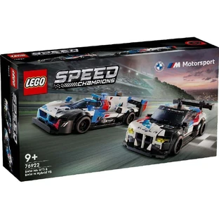 Гоночні автомобілі BMW M4 GT3 та BMW M Hybrid V8, 9 років+, 76922, Lego Speed