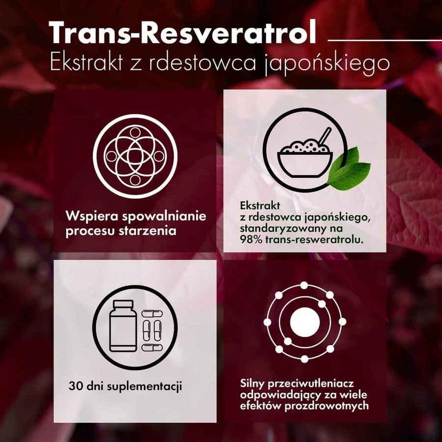 Intenson Resveratrol з споришу японського, 60 капсул: ціни та характеристики