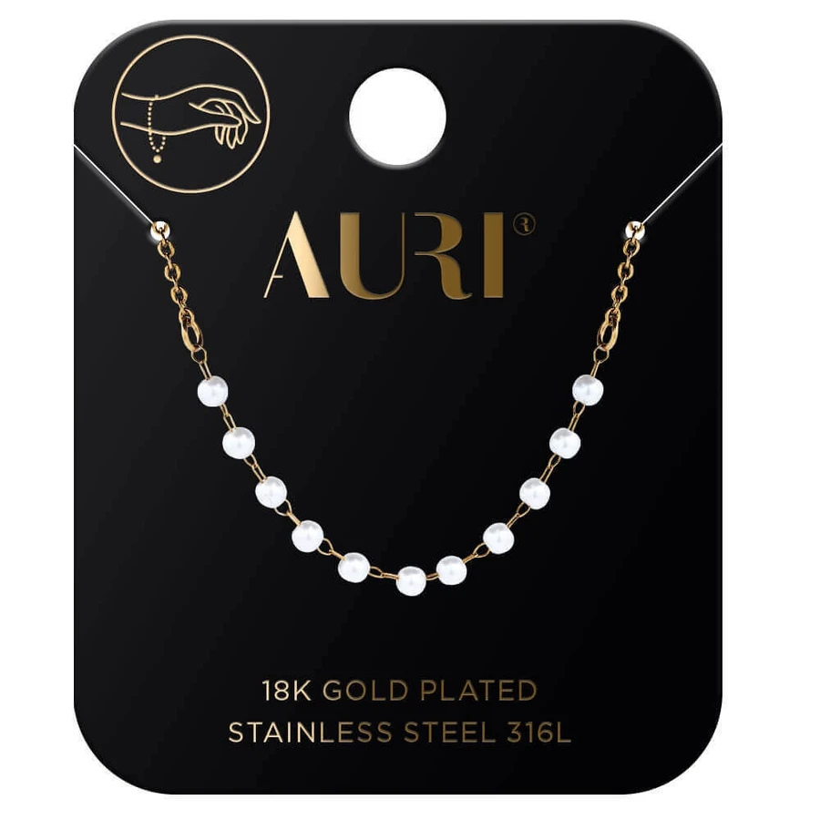 Позолочений браслет Auri з намистинами: ціни та характеристики