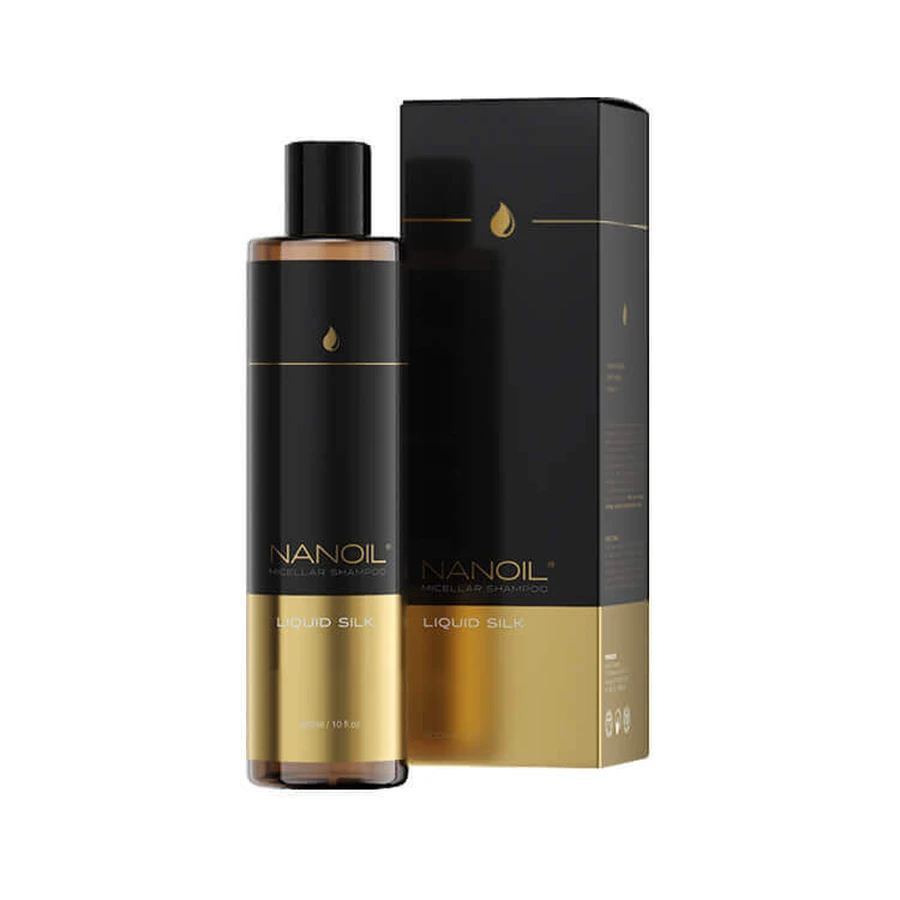 Міцелярний шампунь Nanoil Liquid Silk, 300 мл: ціни та характеристики
